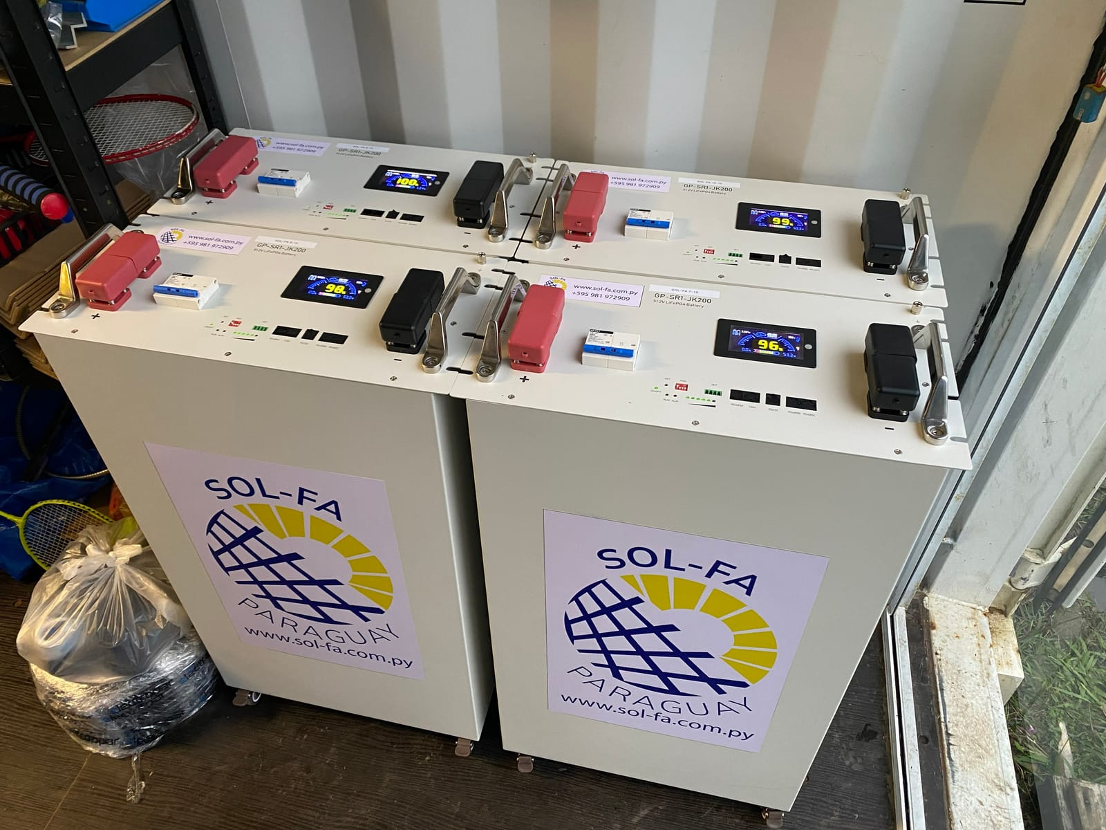 7 kWh compact home battery storage in Itauguá