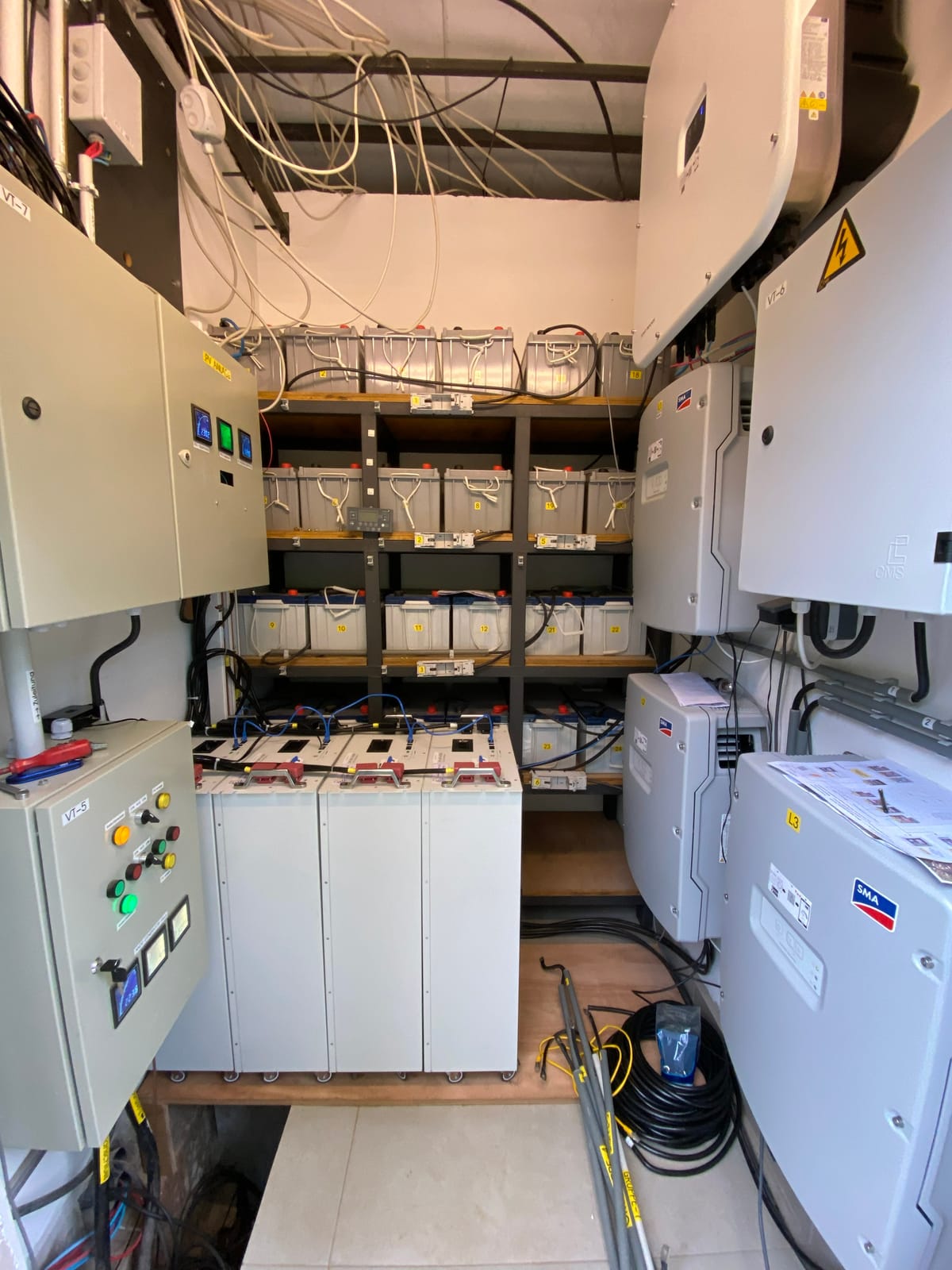 15 kWh off-grid ranch battery system in Concepción