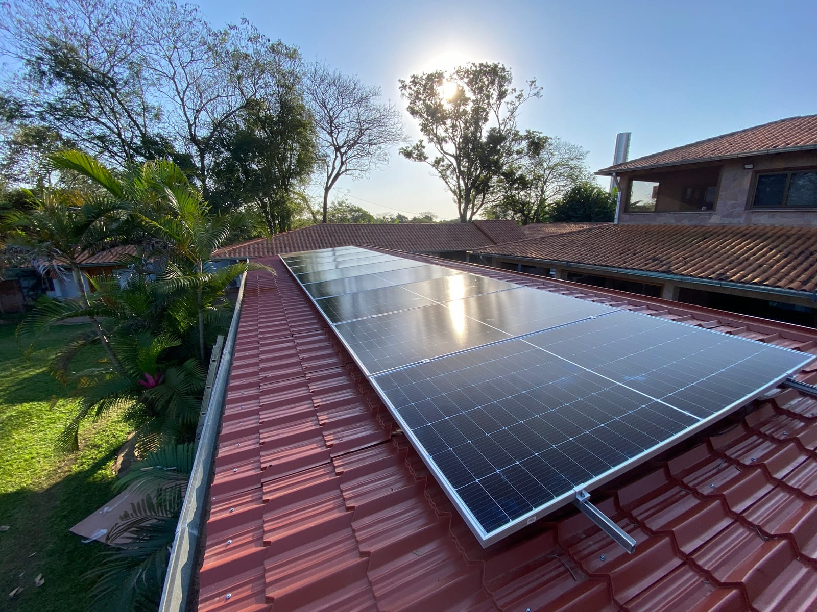 10 kWp residential solar installation in Villarrica