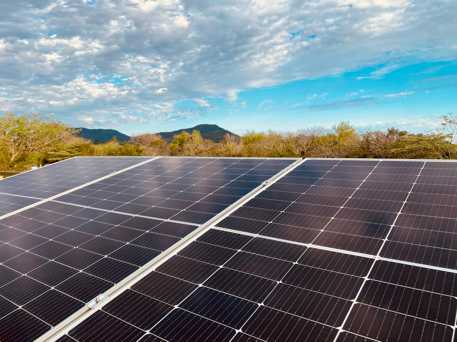 90 kWp ground-mount solar installation in San Ignacio