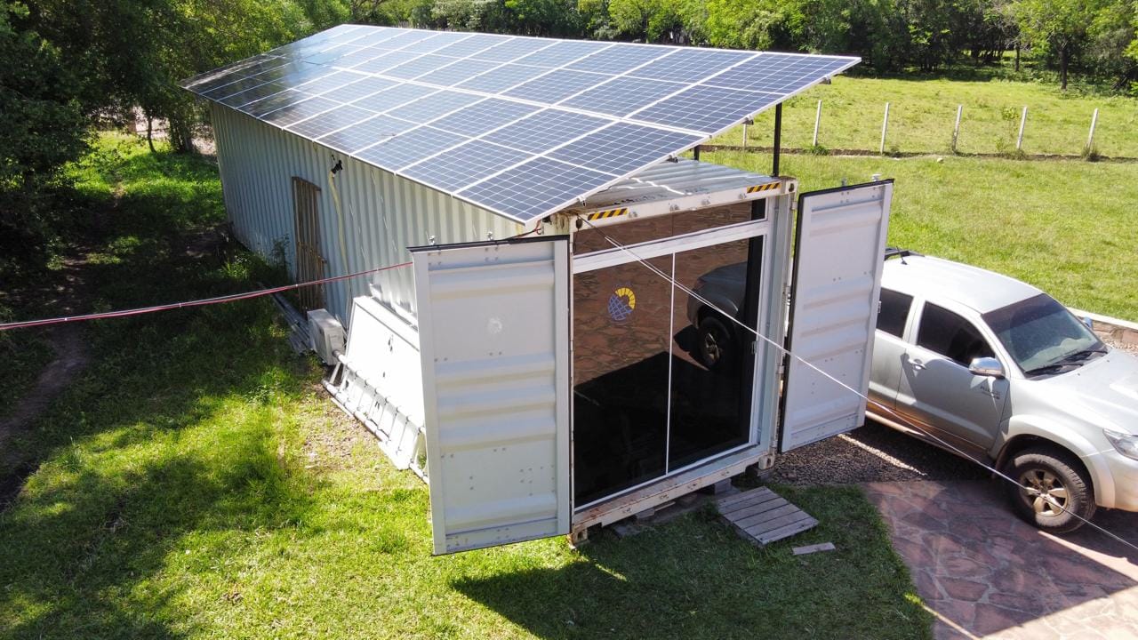 60 kWp ground-mount solar installation in Salto del Guairá