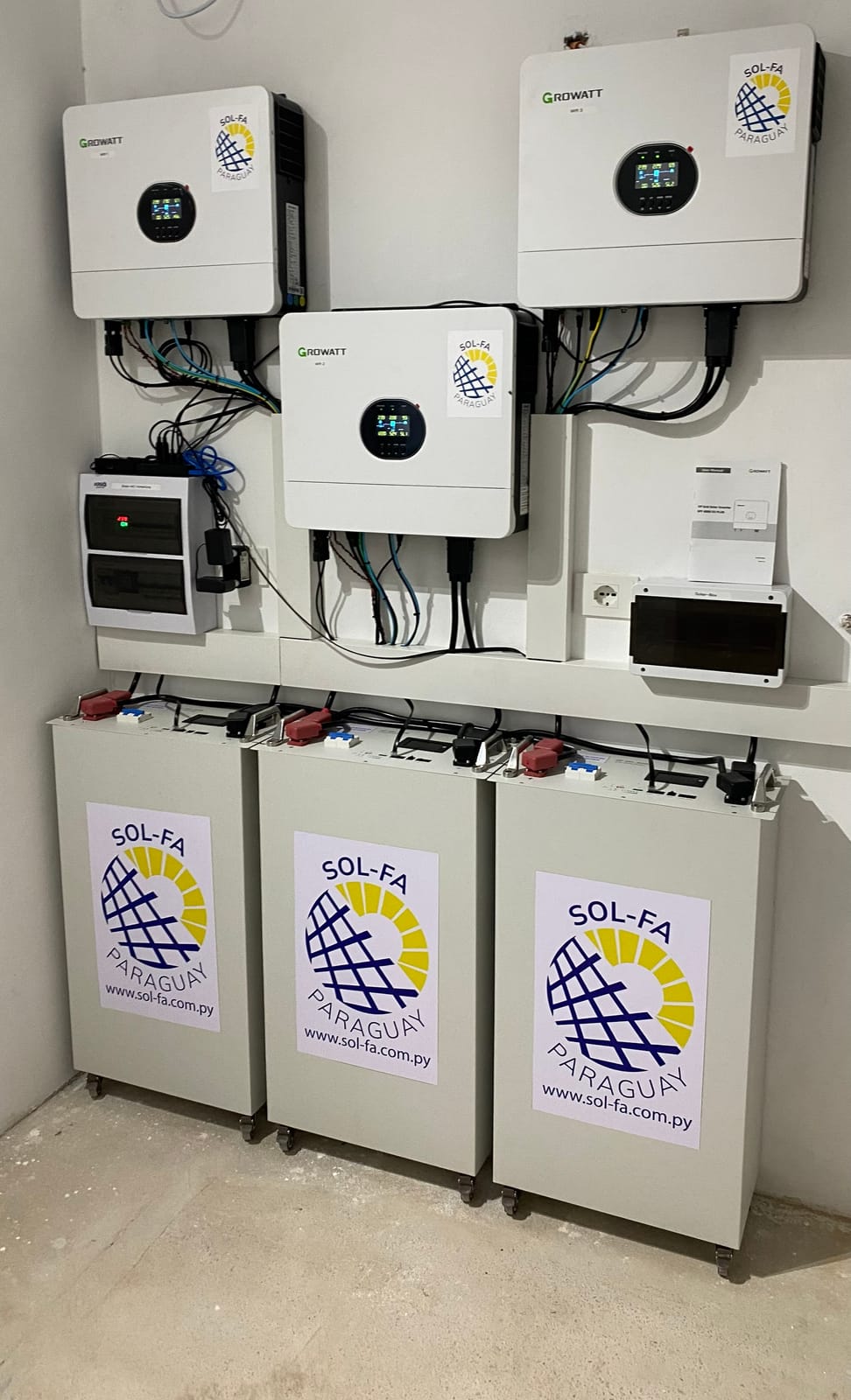 19 kWp agricultural solar installation in Loma Plata