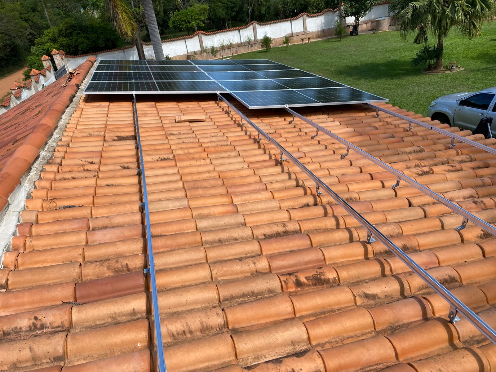35 kWp commercial solar installation in San Lorenzo