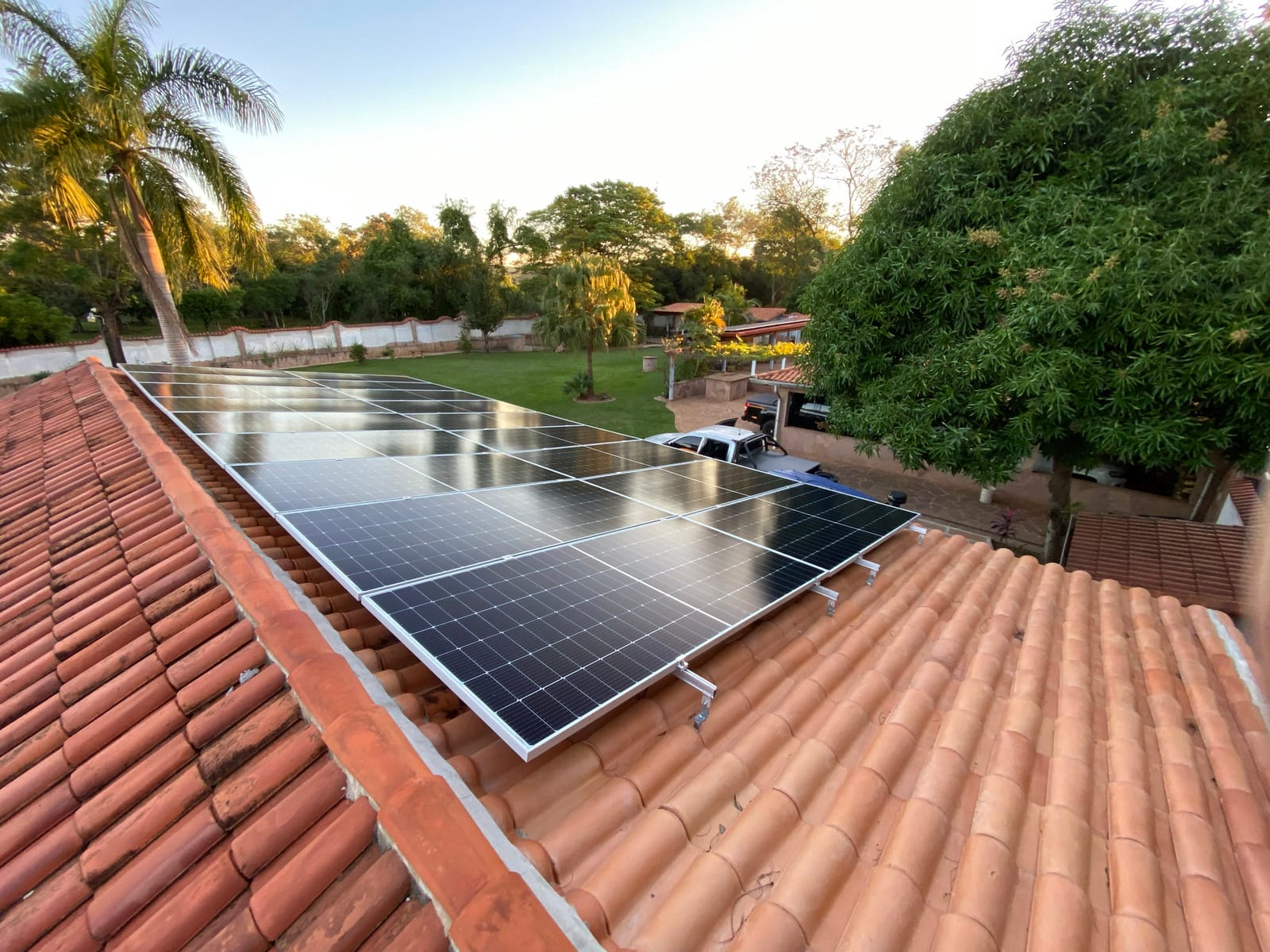 45 kWp ground-mount solar installation in Coronel Oviedo